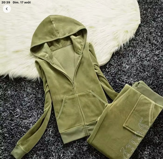 2025 Ensemble sweat et pantalon pour femme Ensemble deux pièces Juicy
