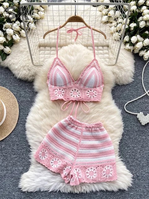 Ensemble Crochet Plage