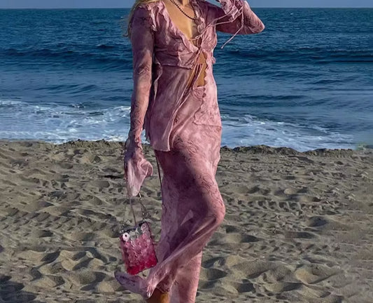 Ensemble à Franges - Rose, Vert, Bleu